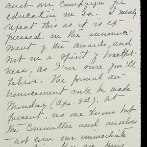a page of handwritten text