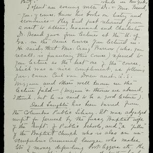 a page of handwritten text