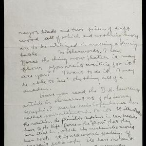 a page of handwritten text