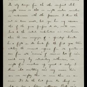 a page of handwritten text
