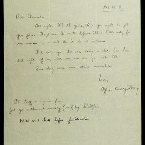 a page of handwritten text