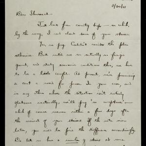 a page of handwritten text