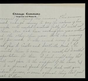 a page of handwritten text