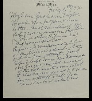 a page of handwritten text