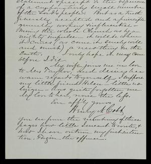 a page of handwritten text