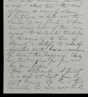 a page of handwritten text