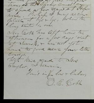 a page of handwritten text