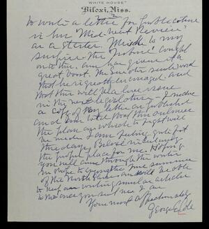 a page of handwritten text