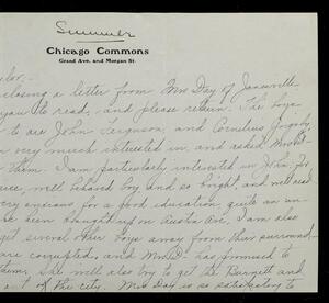 a page of handwritten text