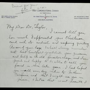 a page of handwritten text
