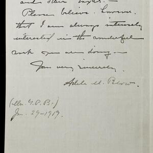 a page of handwritten text