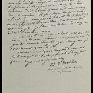 a page of handwritten text
