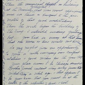 a page of handwritten text
