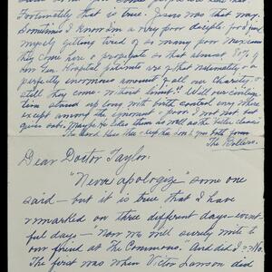 a page of handwritten text