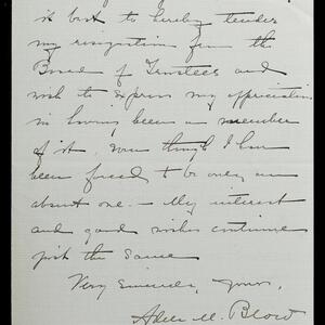 a page of handwritten text