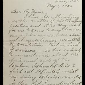 a page of handwritten text