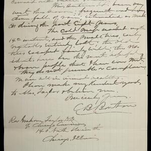 a page of handwritten text