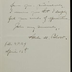 a page of handwritten text