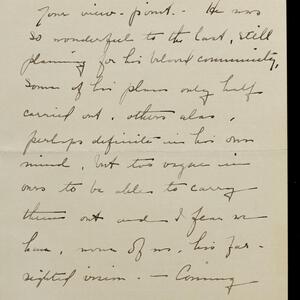 a page of handwritten text