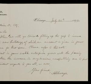 a page of handwritten text