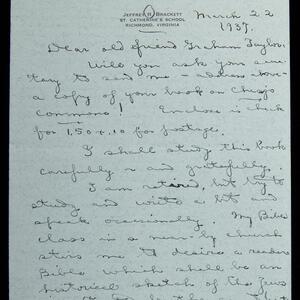 a page of handwritten text