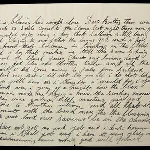 a page of handwritten text