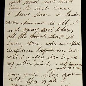 a page of handwritten text