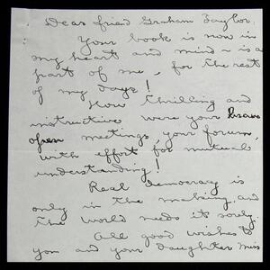 a page of handwritten text