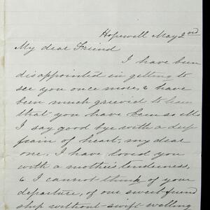a page of handwritten text