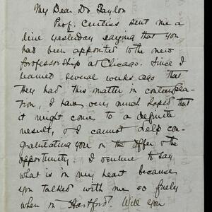 a page of handwritten text