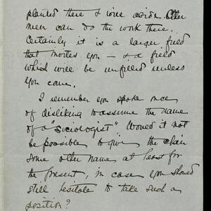 a page of handwritten text
