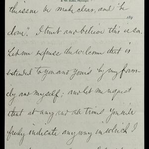 a page of handwritten text