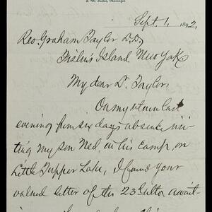 a page of handwritten text