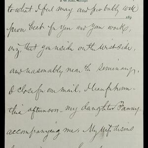 a page of handwritten text