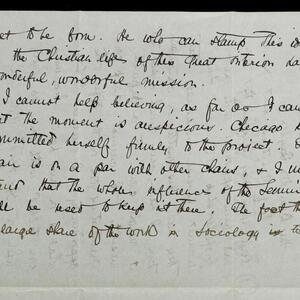 a page of handwritten text