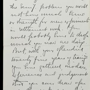 a page of handwritten text