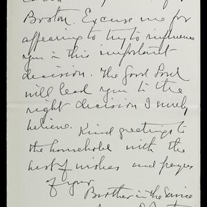 a page of handwritten text