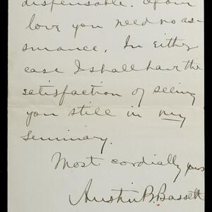 a page of handwritten text