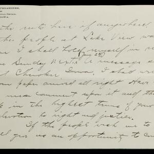 a page of handwritten text
