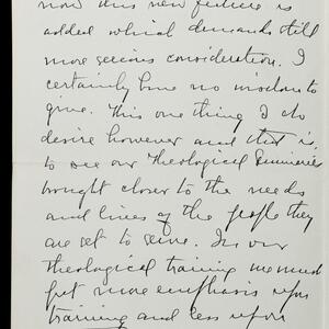 a page of handwritten text