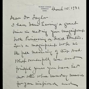 a page of handwritten text