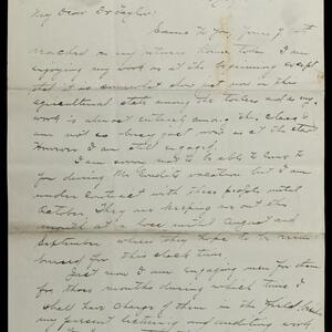 a page of handwritten text