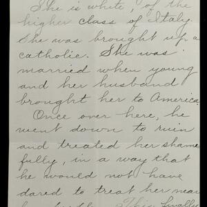 a page of handwritten text