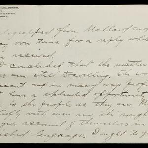 a page of handwritten text