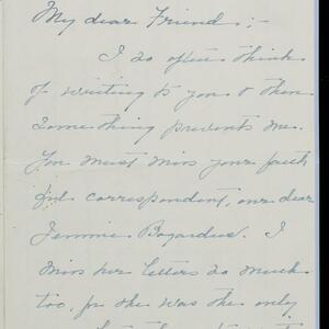 a page of handwritten text