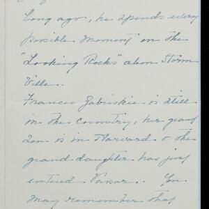 a page of handwritten text