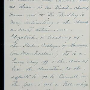 a page of handwritten text