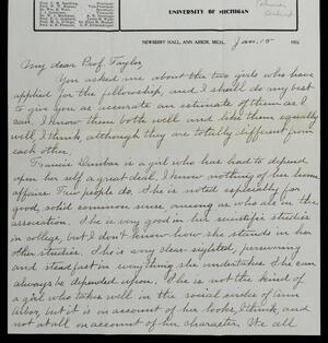 a page of handwritten text