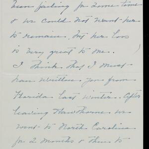 a page of handwritten text