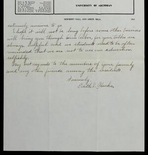 a page of handwritten text